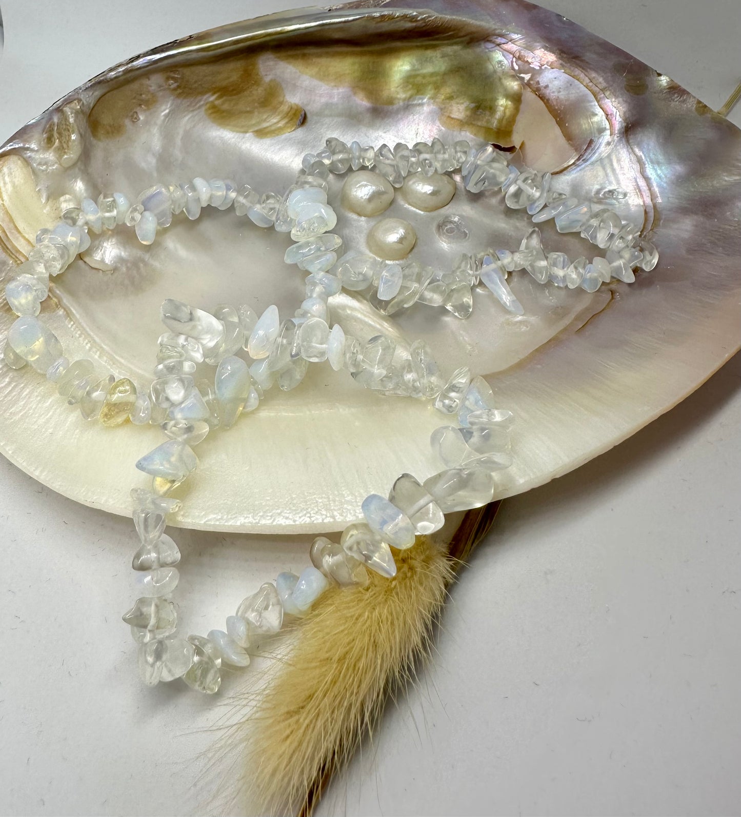 Opalith Splitterarmband (Synthetisch)