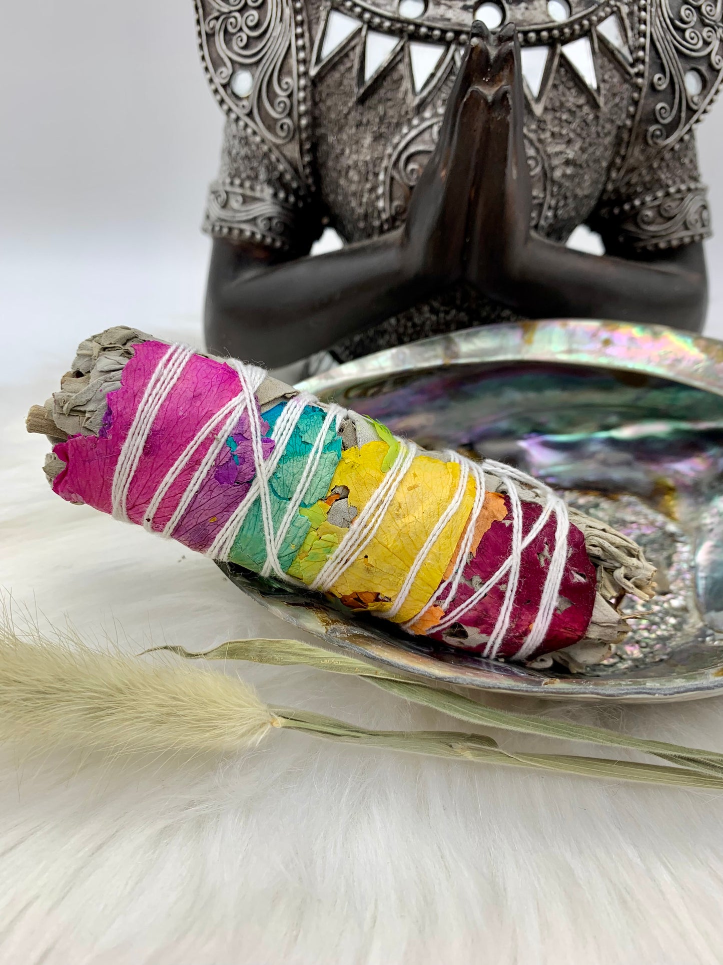 Räucherbündel 7-Chakra Weißer Salbei 10cm