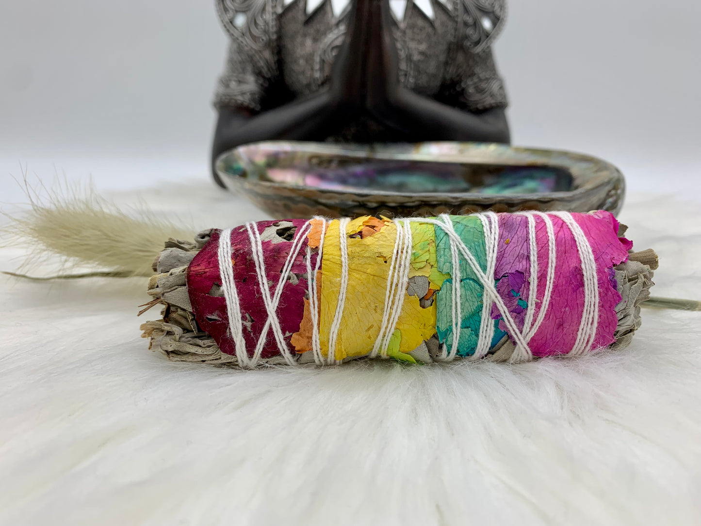 Räucherbündel 7-Chakra Weißer Salbei 10cm