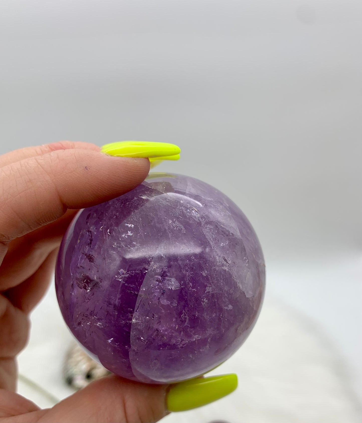 Amethyst Kugel Rainbow (B)