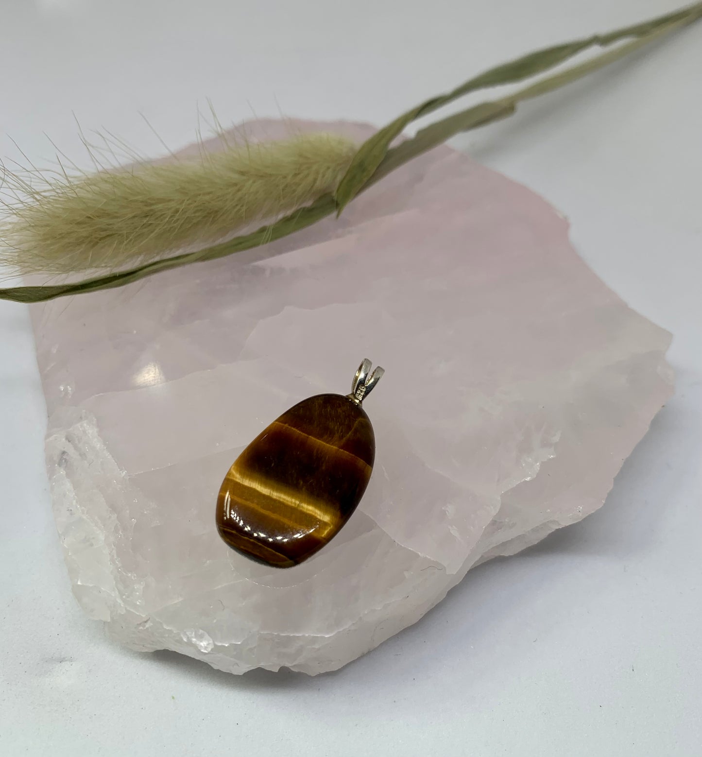 Tigerauge Anhänger - 925 Sterling Silver