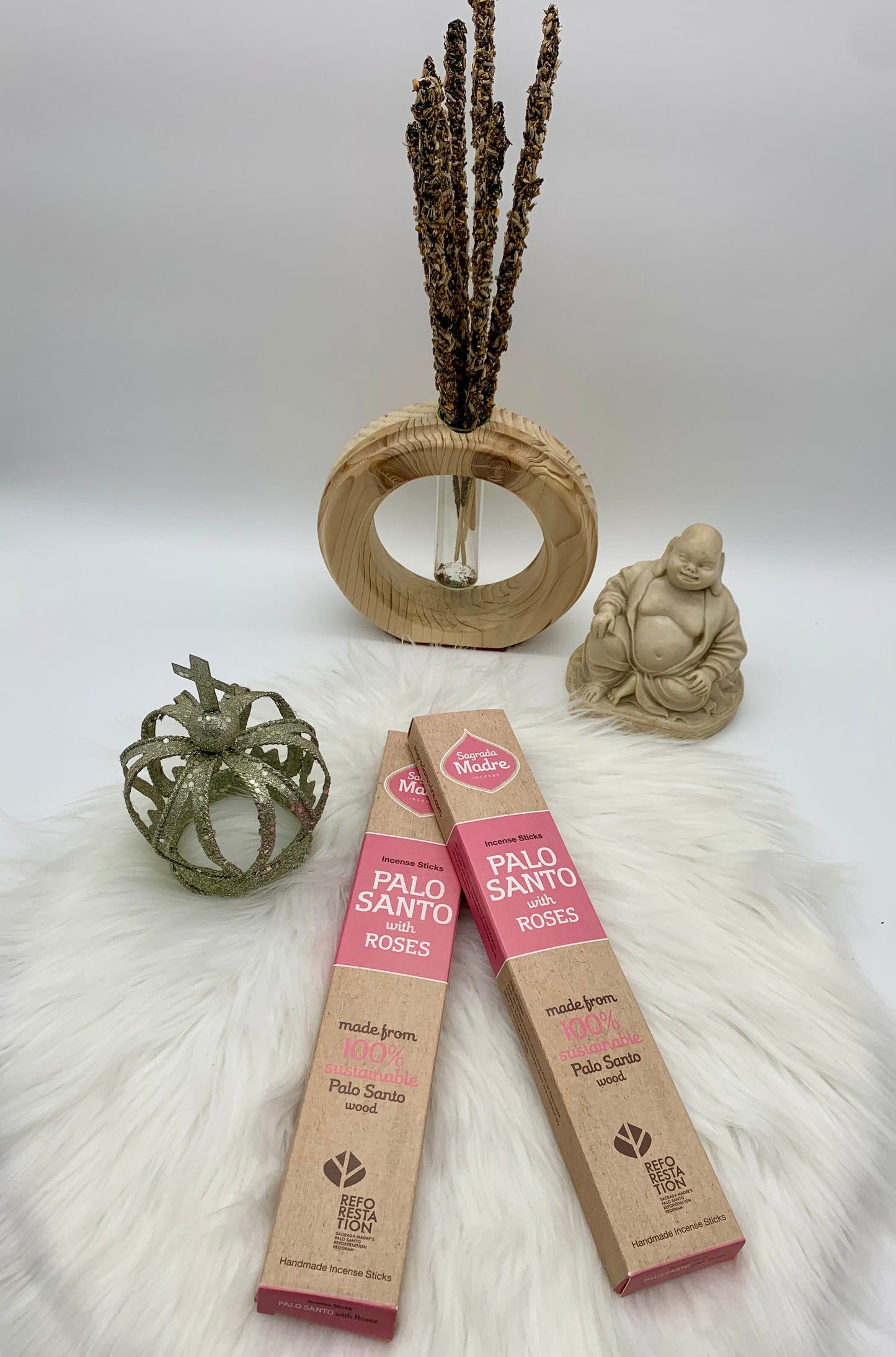 Palo Santo with Roses Räucherstäbchen