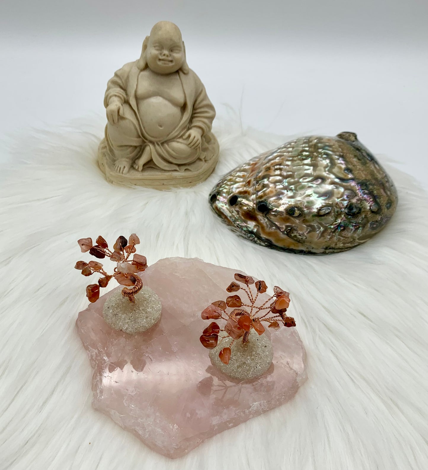 Baum des Lebens - Amethyst, Rosenquarz, Aventurin, Karneol