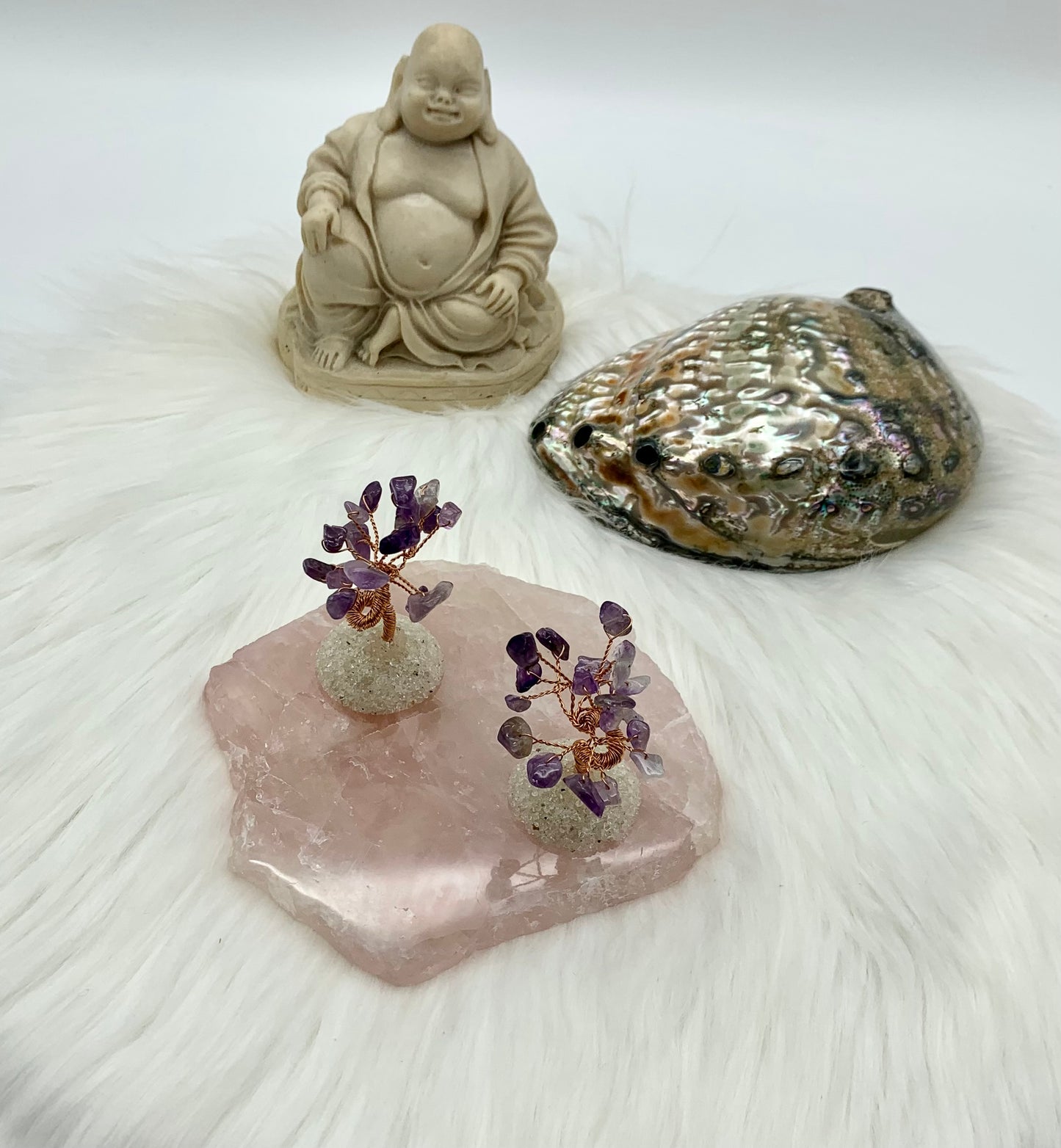 Baum des Lebens - Amethyst, Rosenquarz, Aventurin, Karneol
