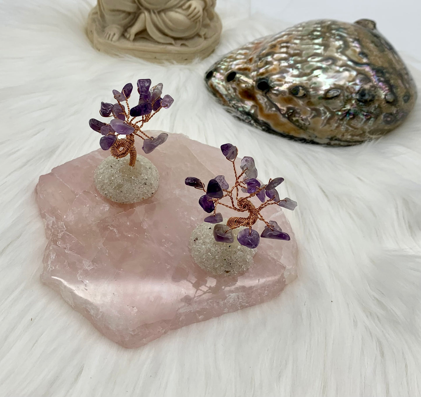 Baum des Lebens - Amethyst, Rosenquarz, Aventurin, Karneol