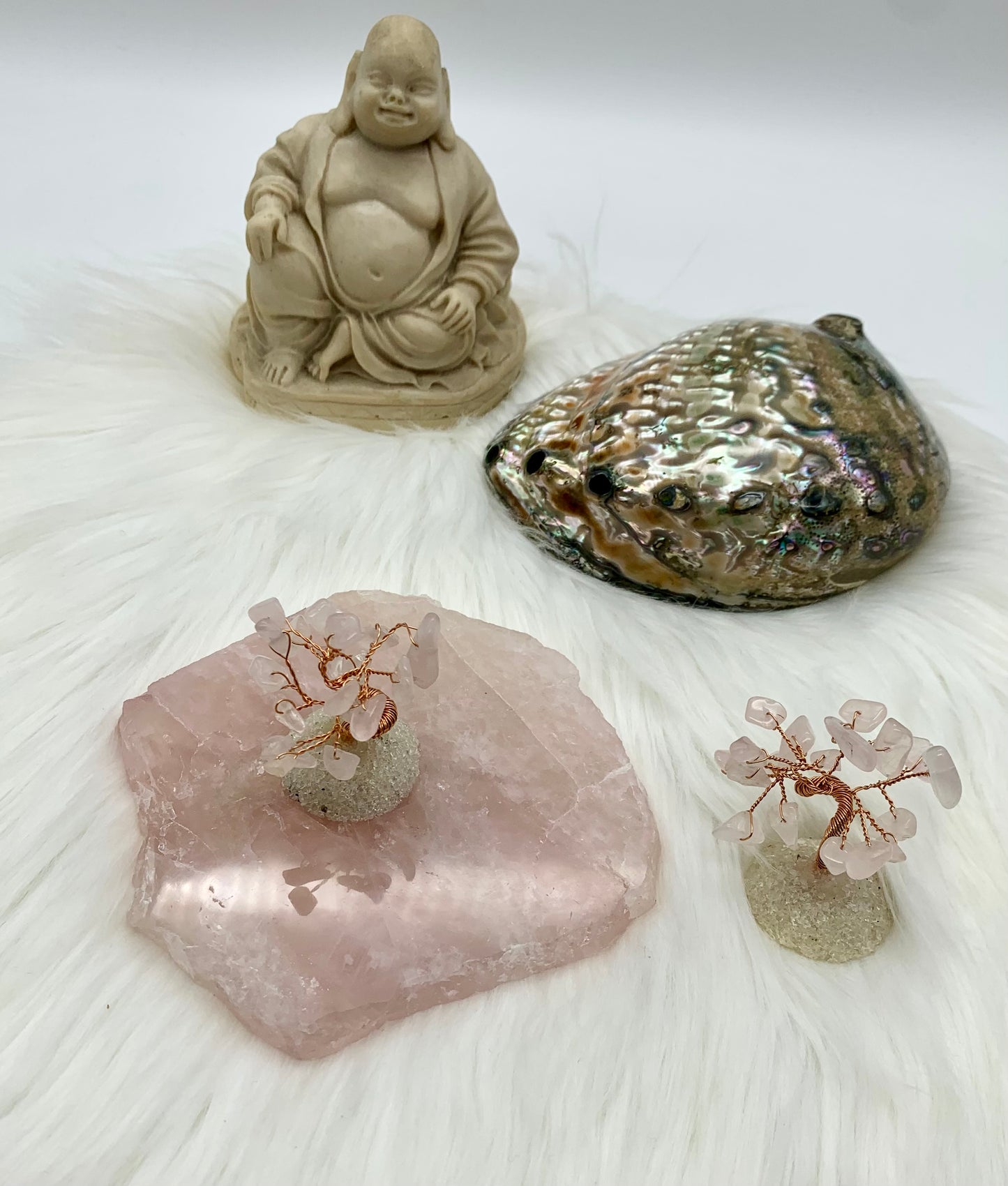 Baum des Lebens - Amethyst, Rosenquarz, Aventurin, Karneol