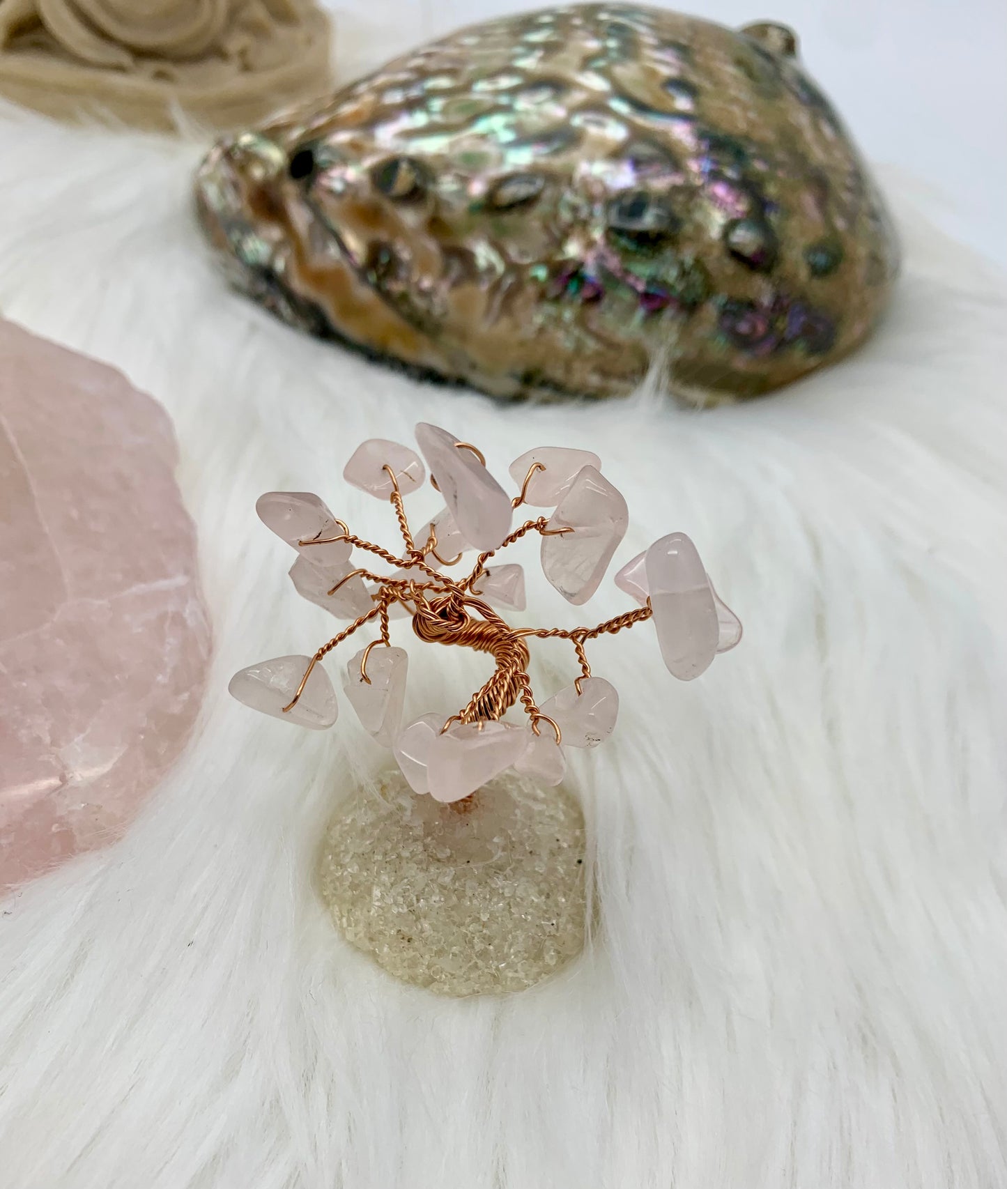 Baum des Lebens - Amethyst, Rosenquarz, Aventurin, Karneol