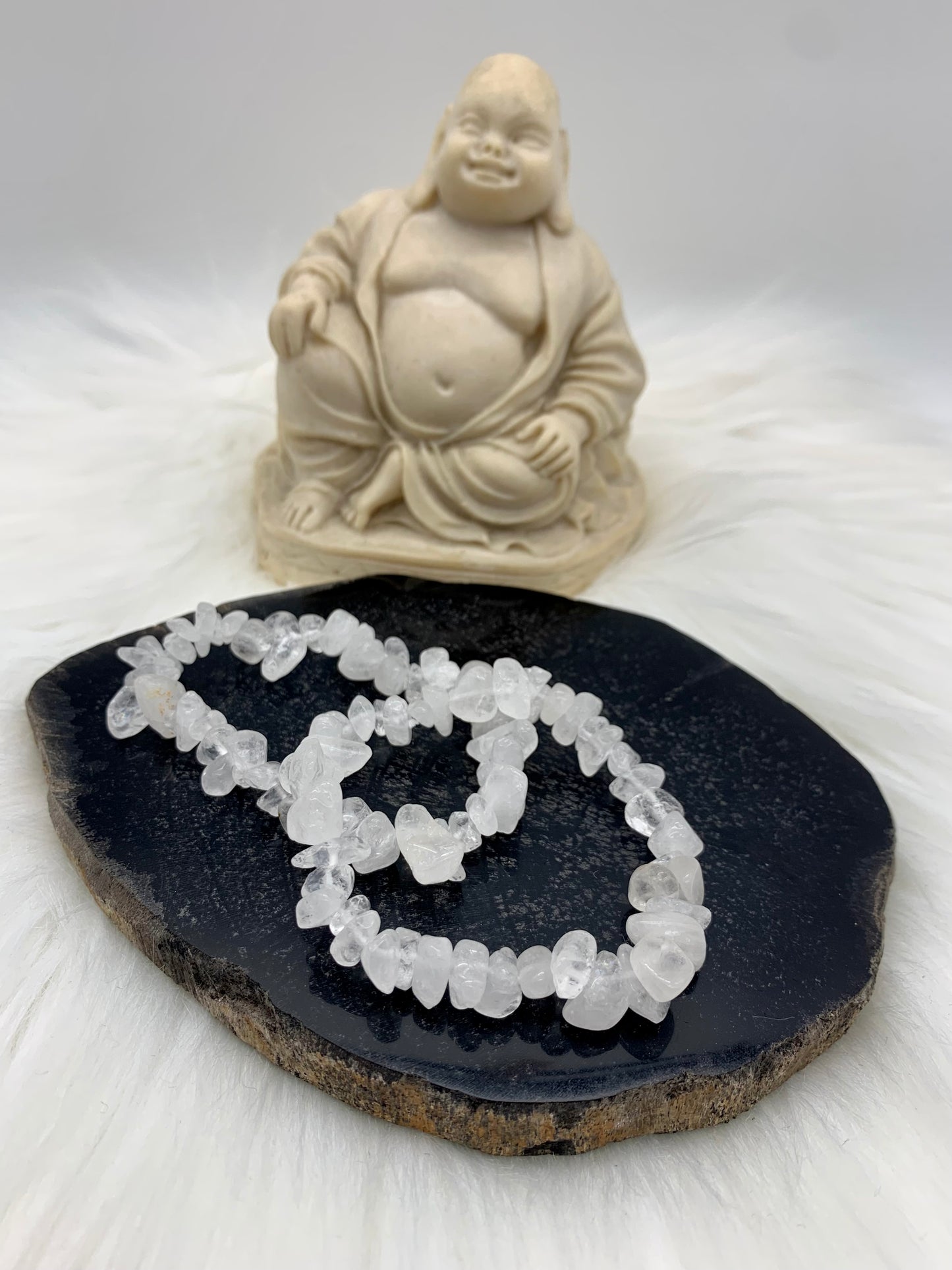 Bergkristall Splitterarmband