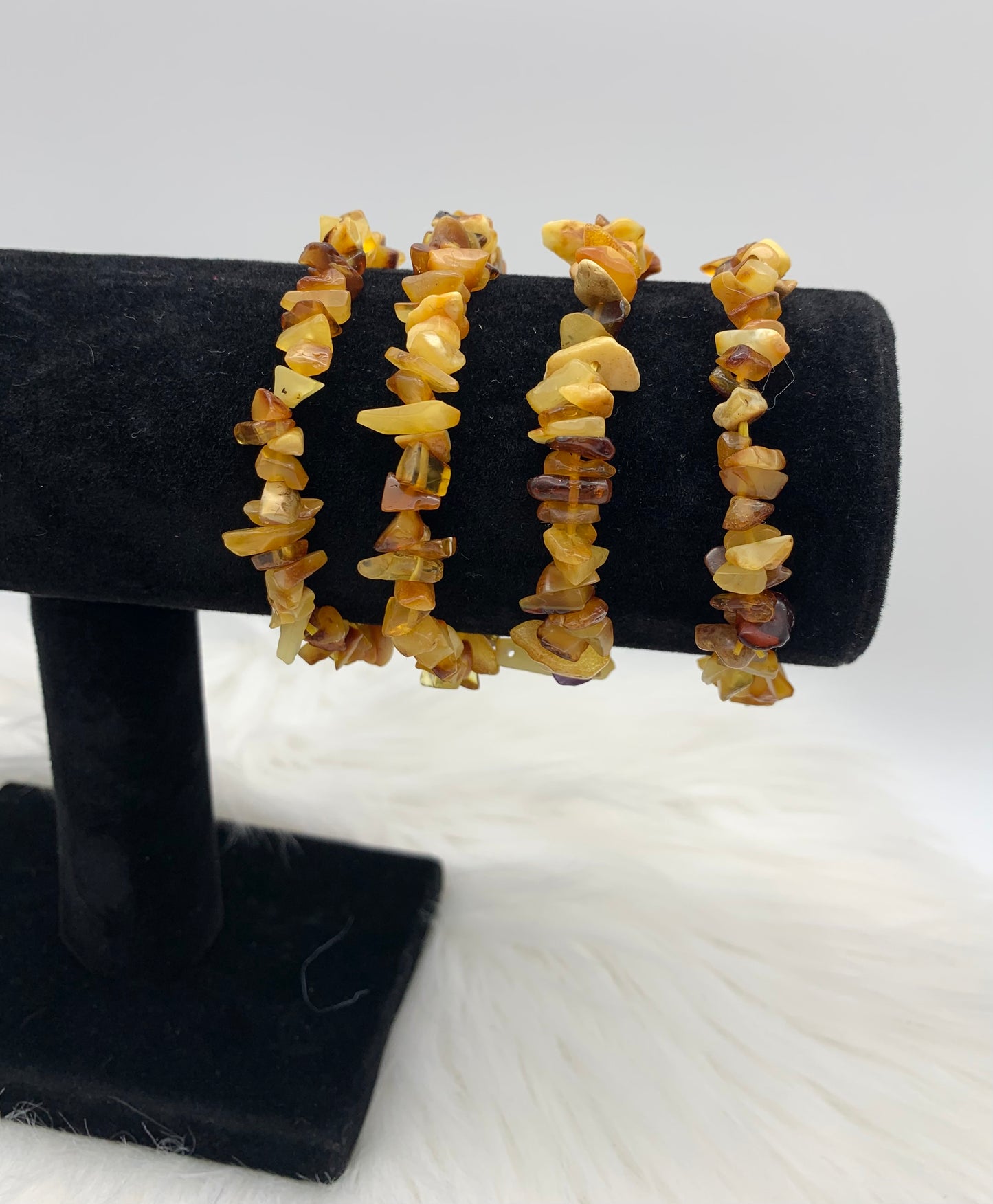 Bernstein Splitterarmband