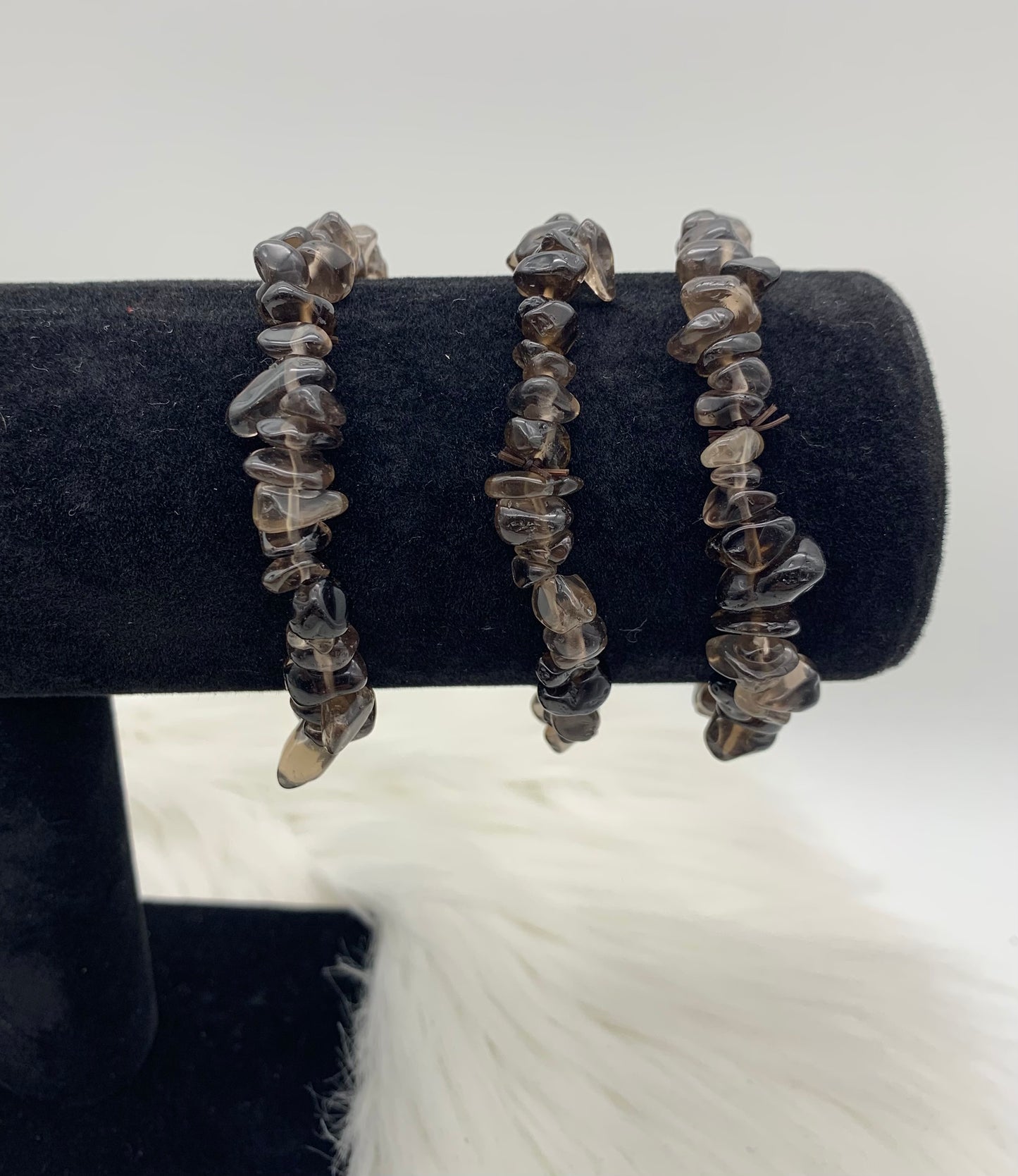 Rauchquarz Splitterarmband