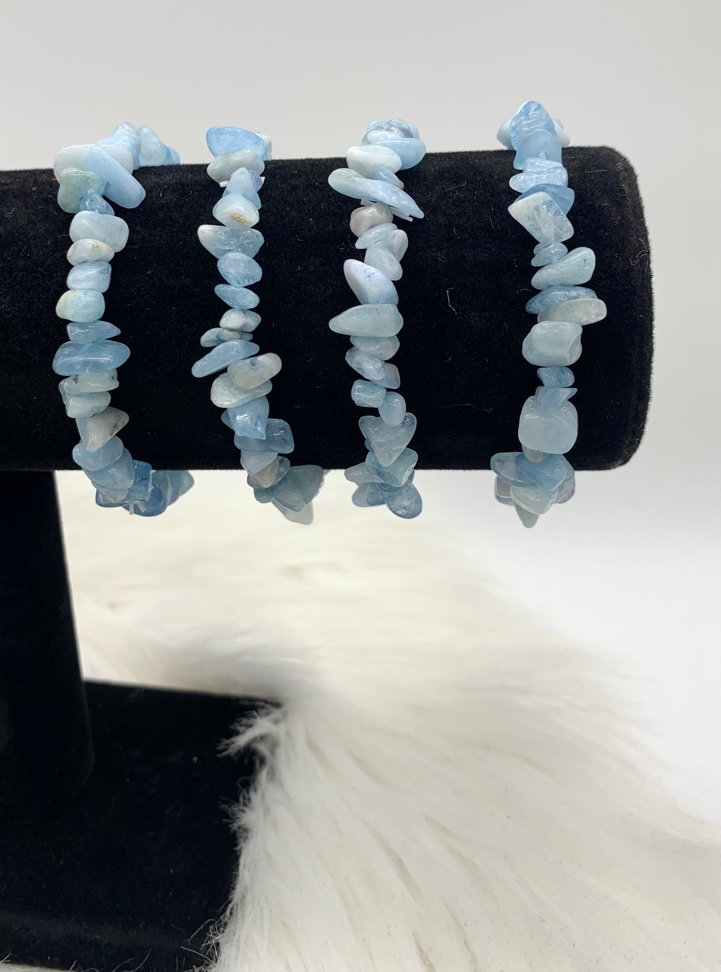 Aquamarin Splitterarmband