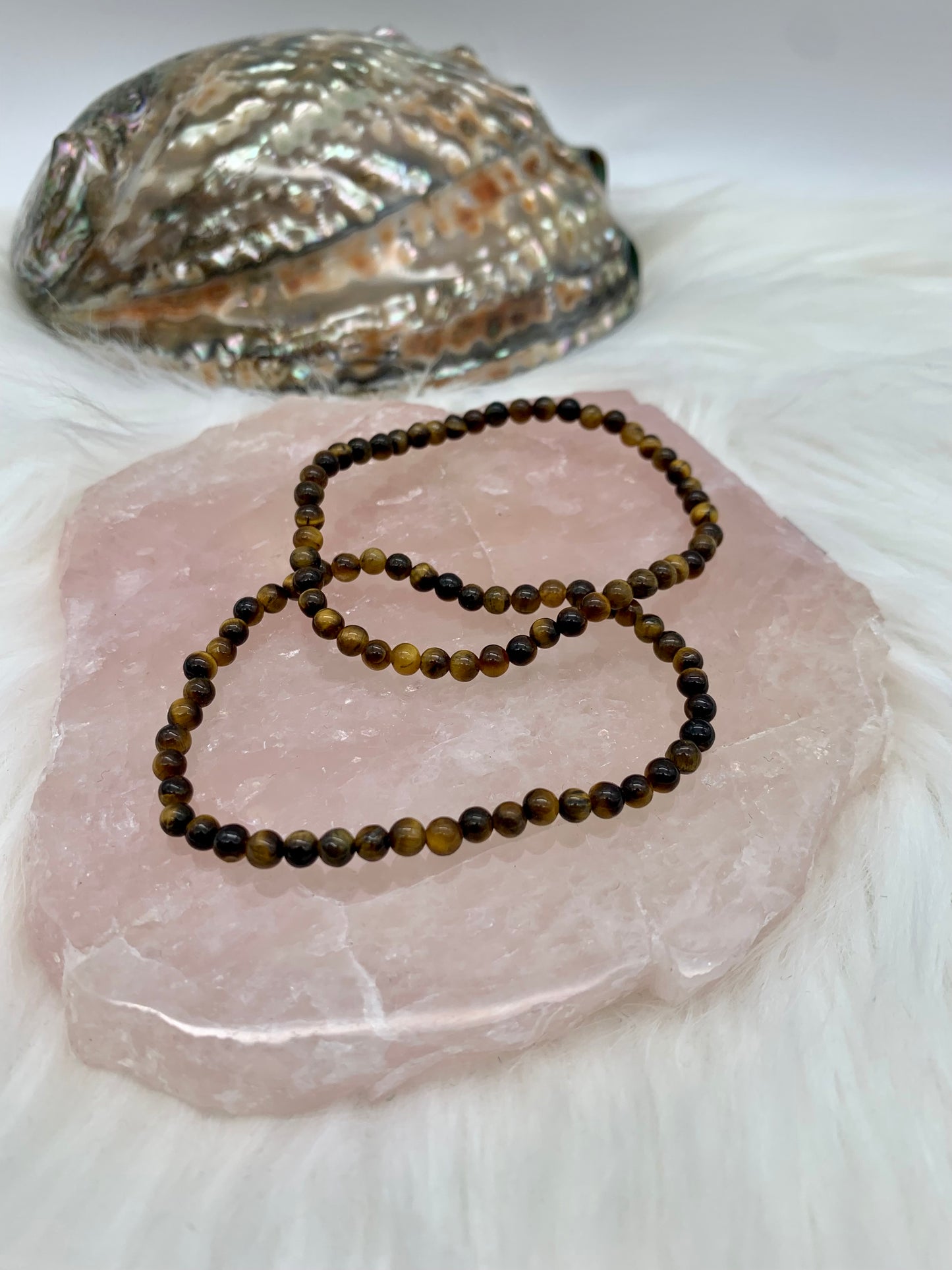 Tigerauge Perlenarmband (mini)