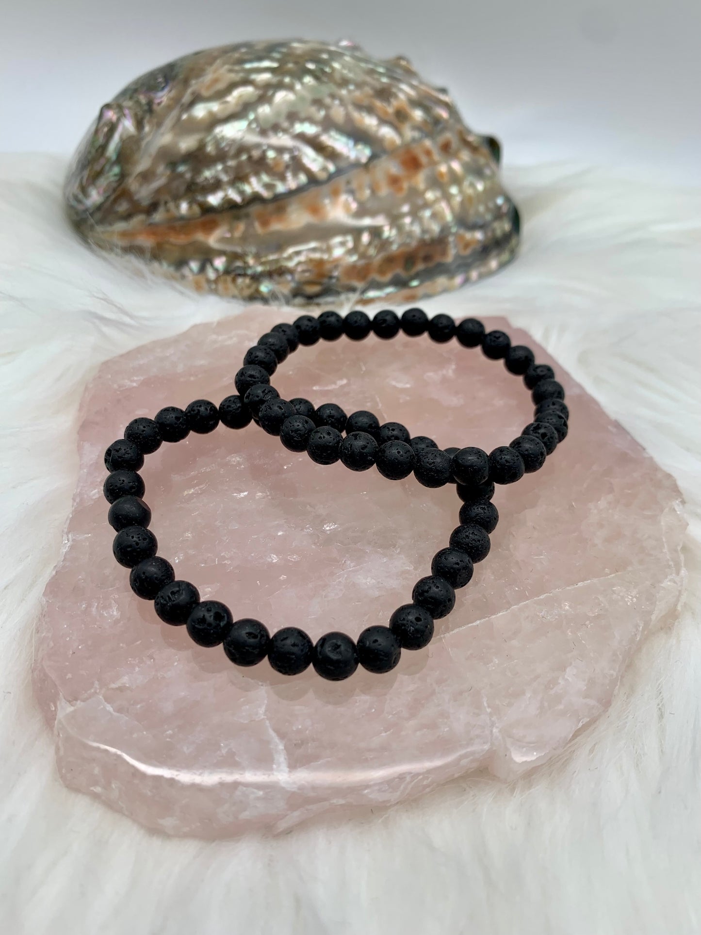 Lavastein Perlenarmband