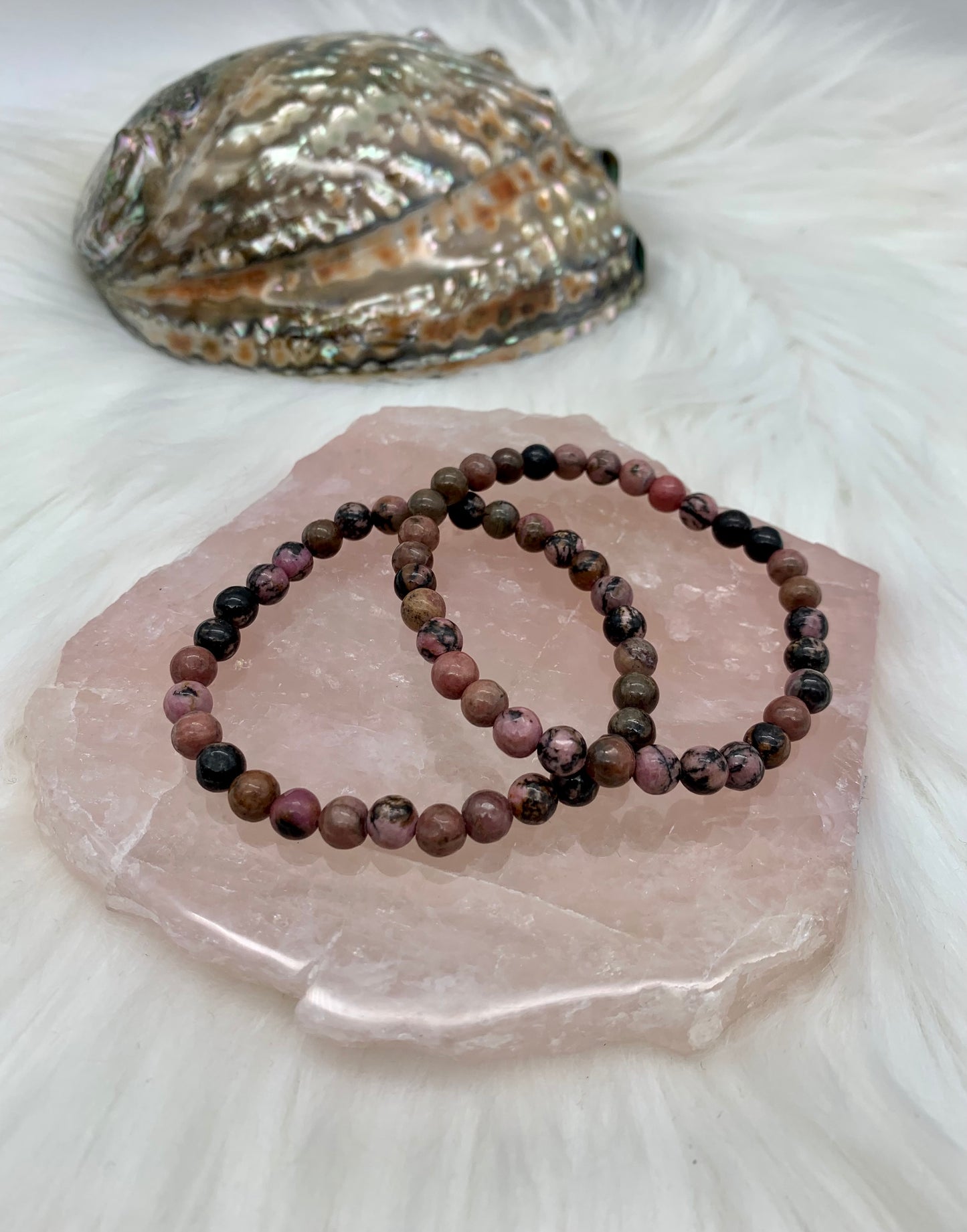 Rhodonit Perlenarmband