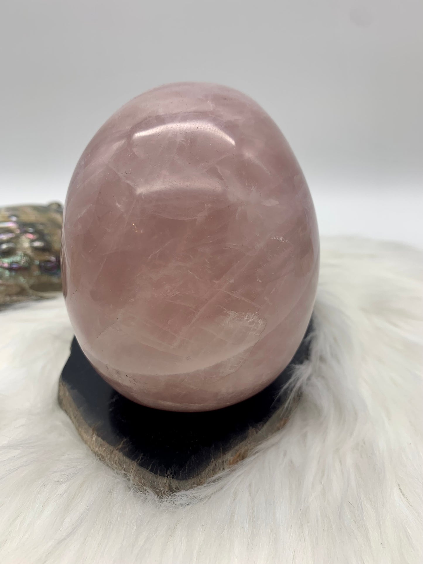 Rosenquarz Totenkopf/Schädel