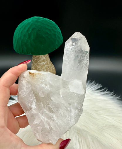 Bergkristall Stück mit Spitze