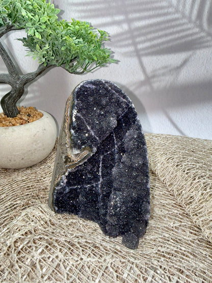 Amethyst Druse - grauviolett