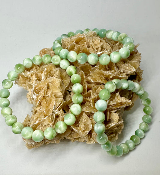 Grüne Jade Perlenarmband