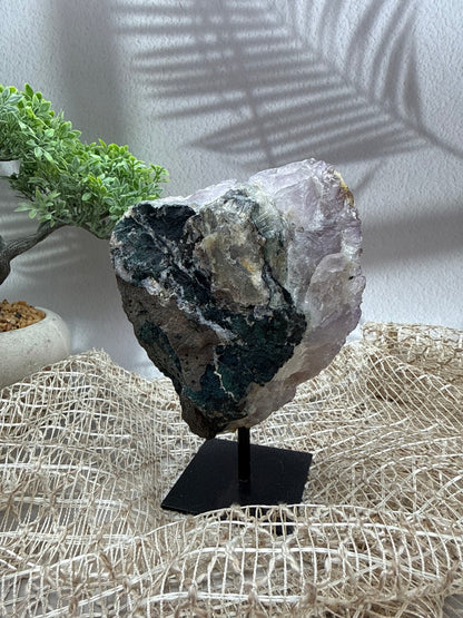 Amethyst mit Calcit - I