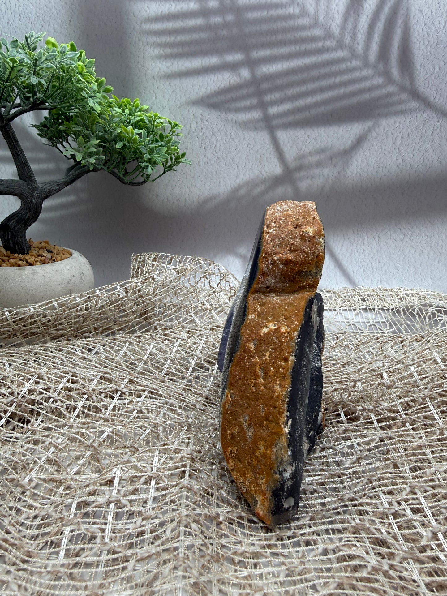 Achat mit Amethystdruse