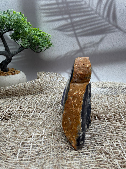 Achat mit Amethystdruse