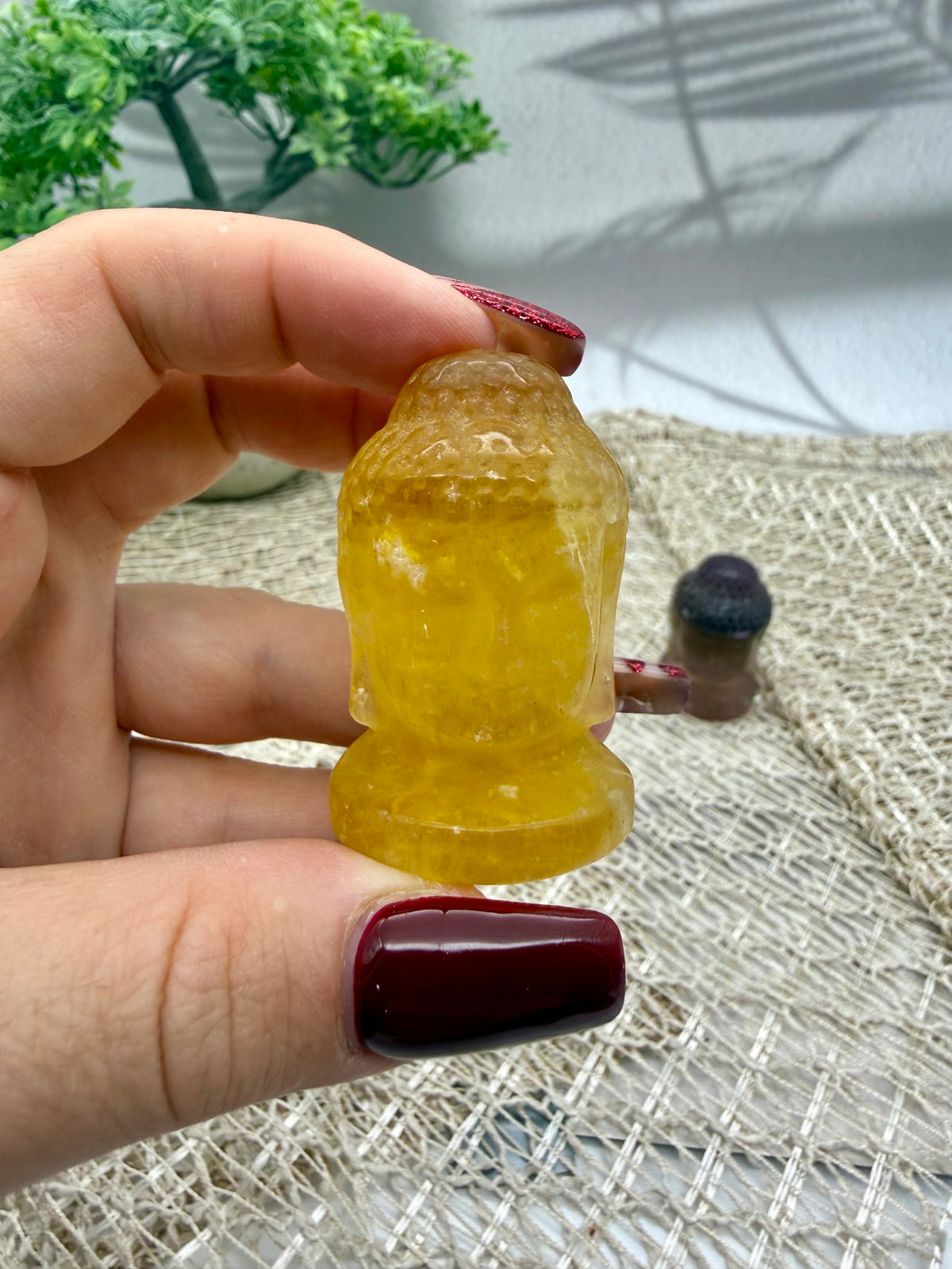 Fluorit Buddha Figuren 1-5
