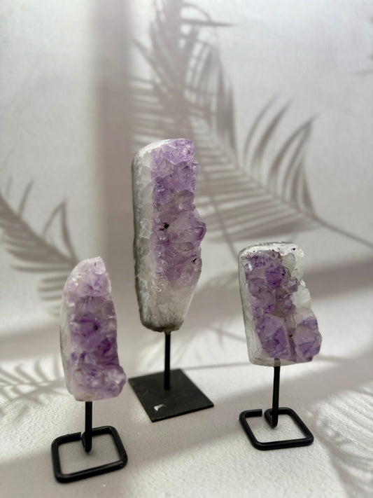 Amethyst auf Ständer Set