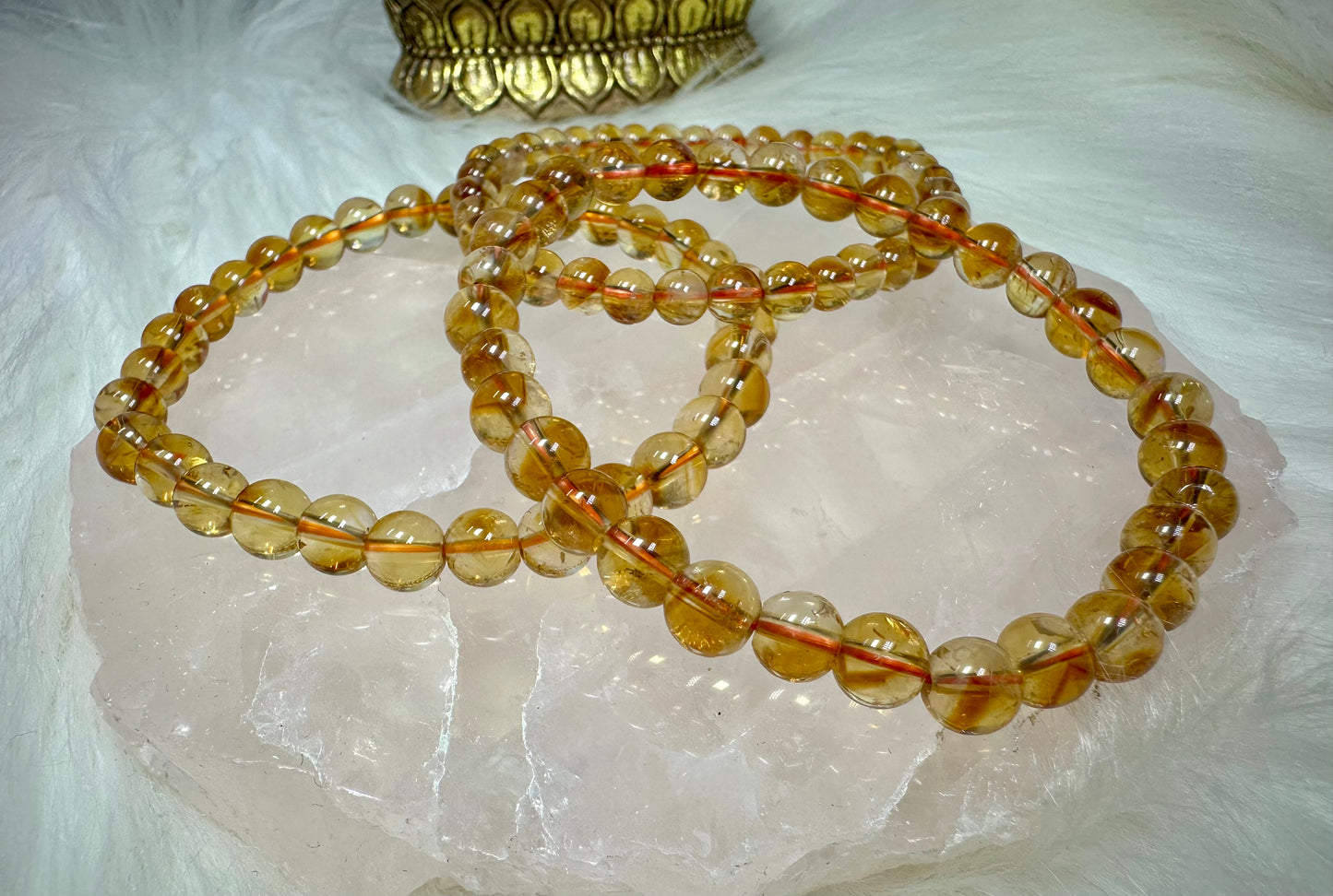 Citrin Perlenarmband