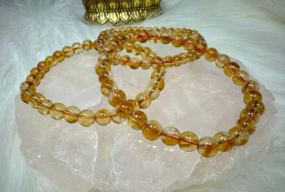 Citrin Perlenarmband
