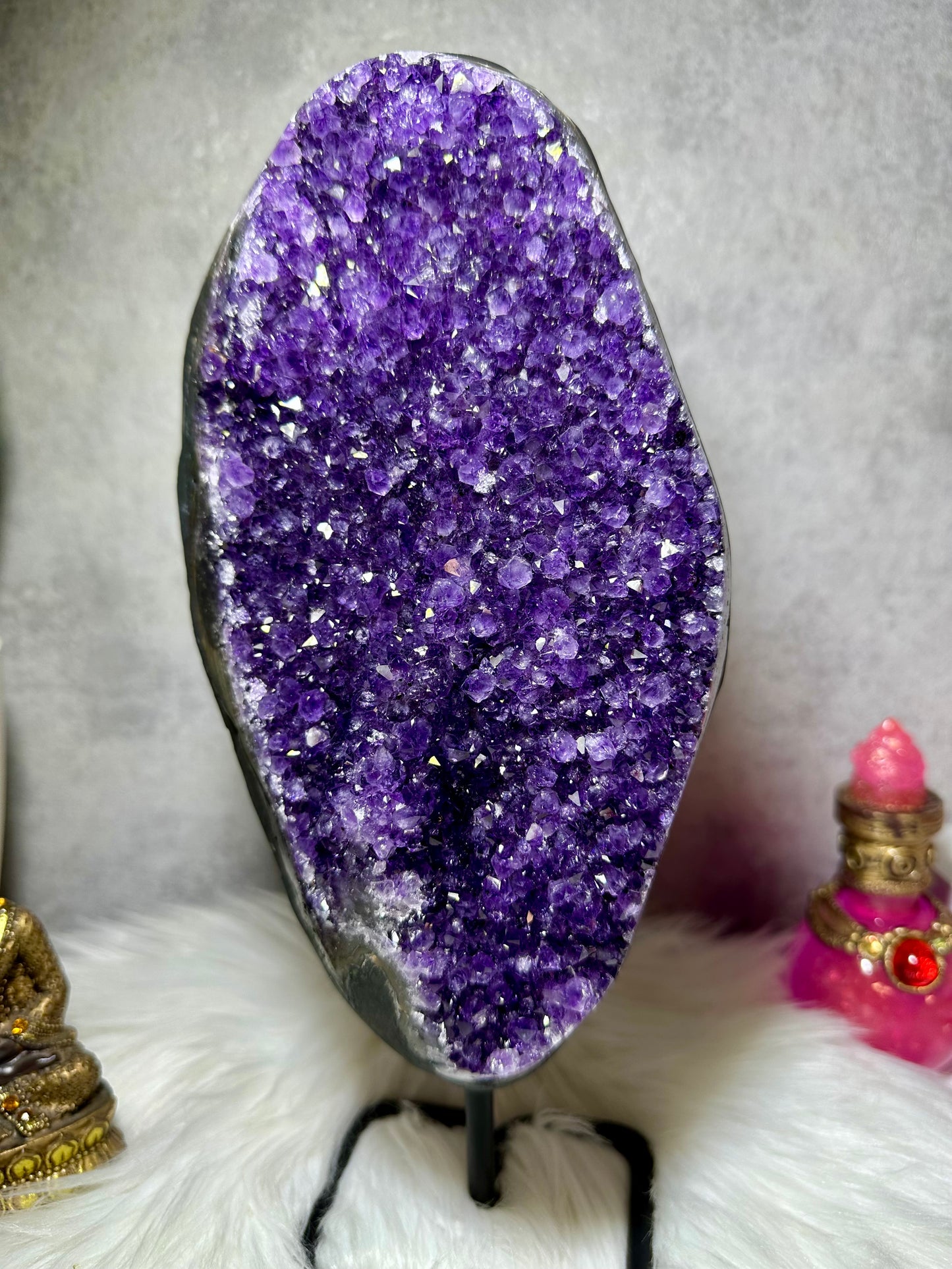 Sibirischer Amethyst auf Ständer