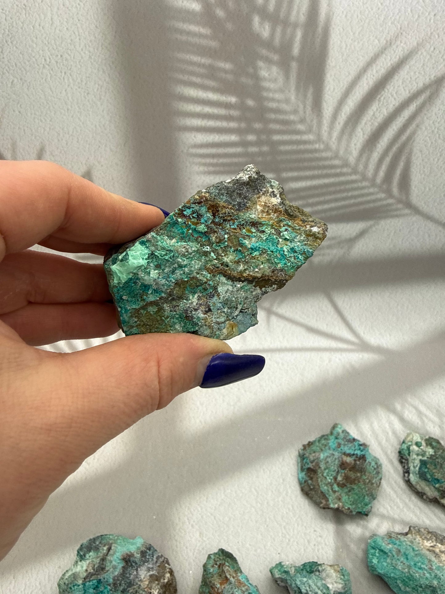 Chrysokoll Rohstücke Rarität