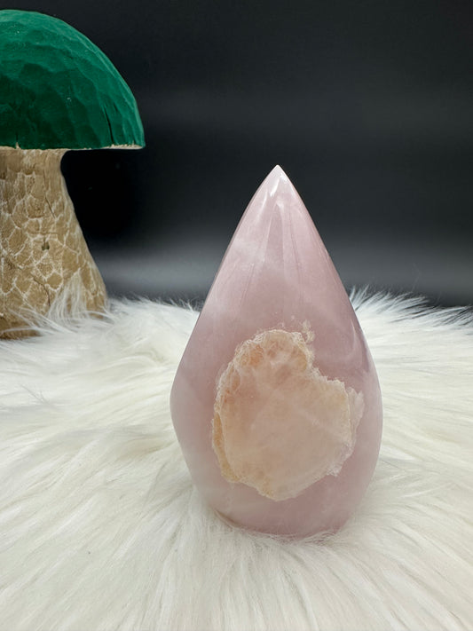 Rosenquarz Flamme II