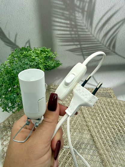 Selenit Lampe - L