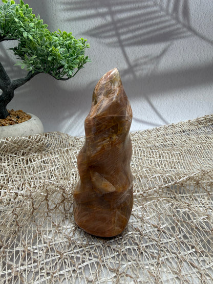 Aprikosen Mondstein Flamme