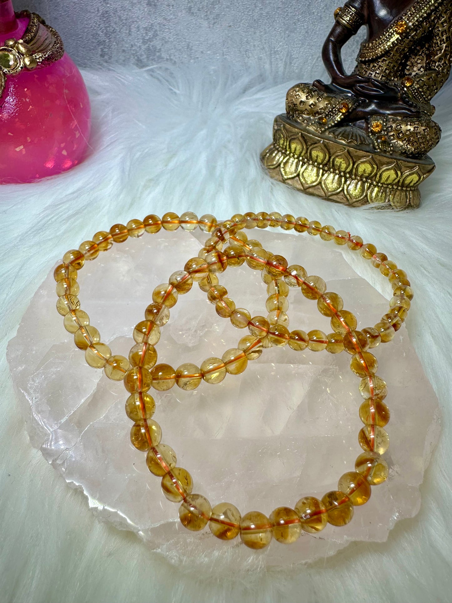 Citrin Perlenarmband