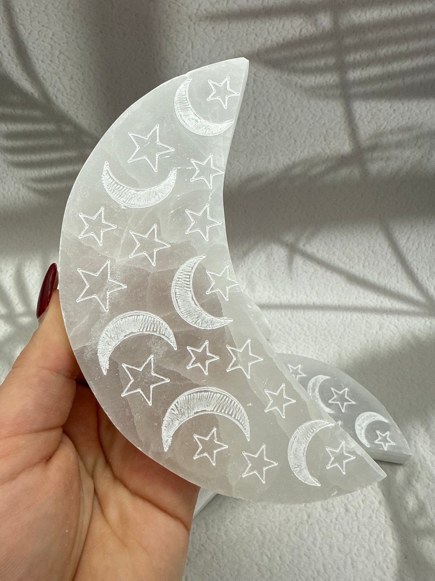 Selenit Ladeplatte Mond