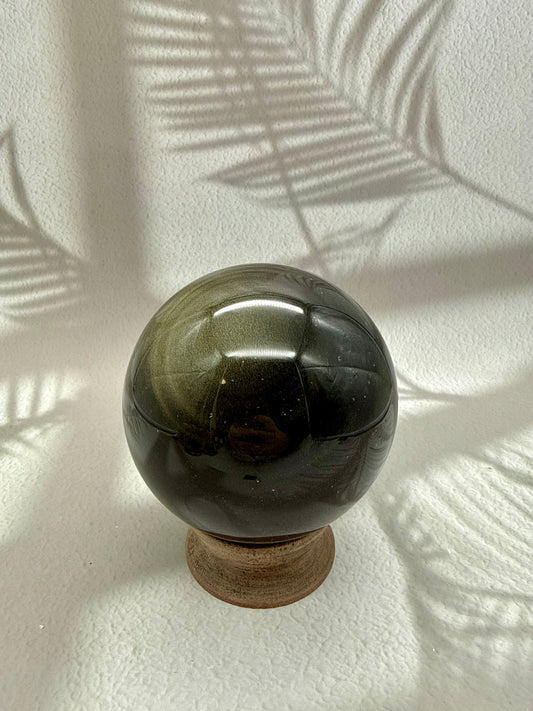 Obsidiangold Kugel - 2,1kg