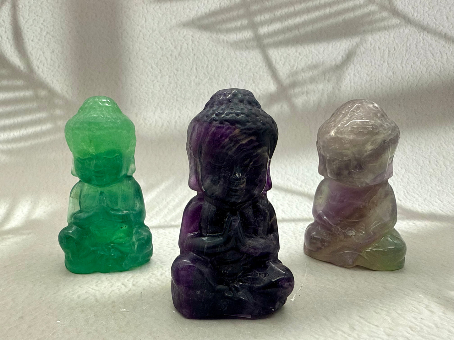 Fluorit Buddha Figuren