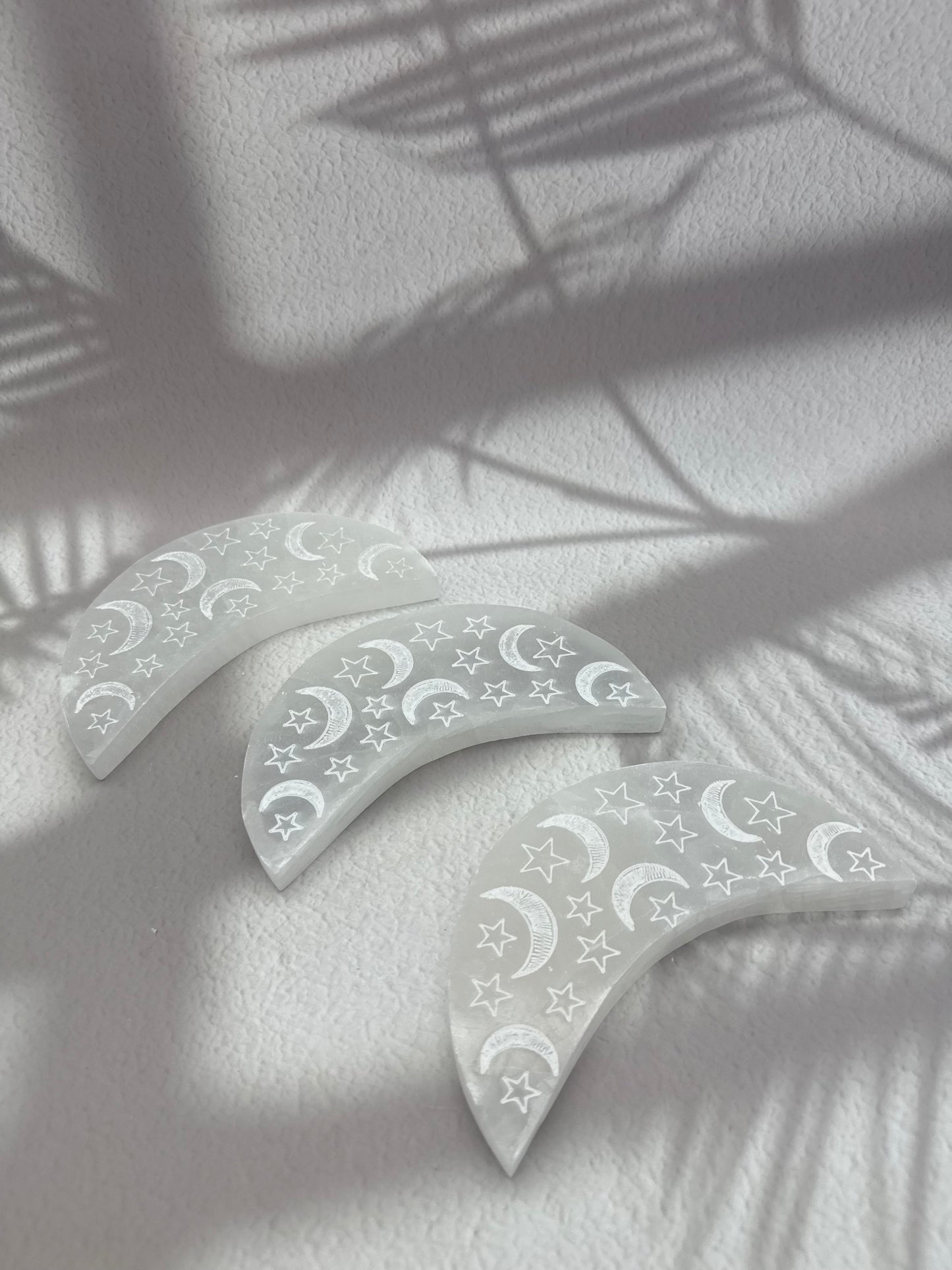 Selenit Ladeplatte Mond