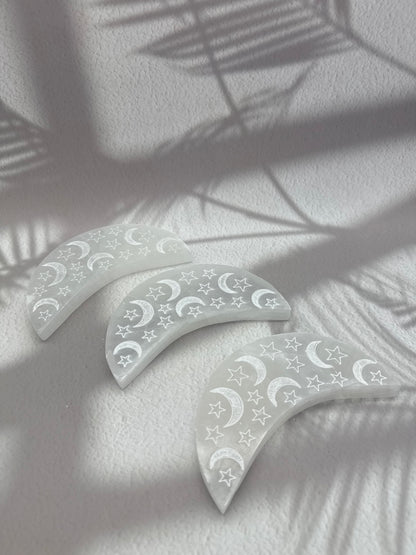 Selenit Ladeplatte Mond