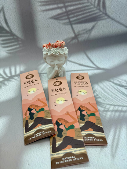 YOGA Räucherstäbchen - Celestial Sage (Salbei)
