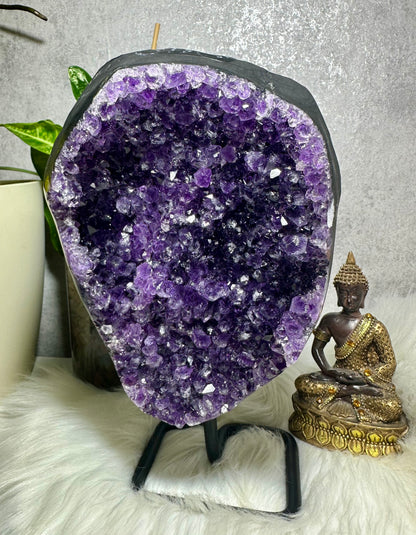 Sibirischer Amethyst auf Ständer