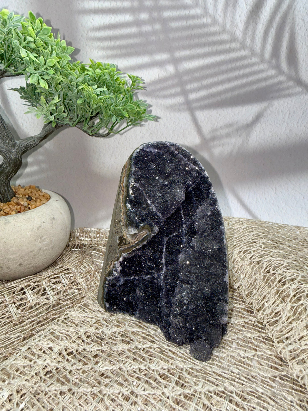Amethyst Druse - grauviolett