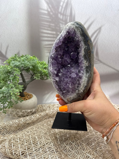 Sibirischer Amethyst auf Ständer - 3