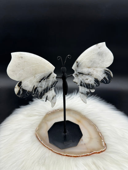 Turmalinquarz Schmetterling - Druzy