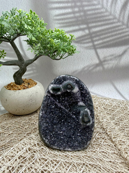 Amethyst Druse - Dunkel violett
