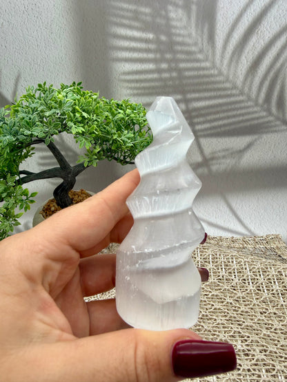 Selenit Spirale Mittel
