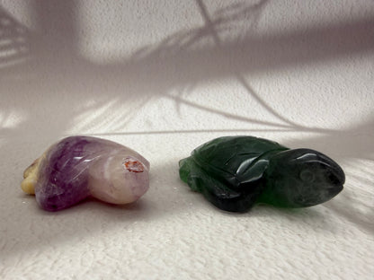 Fluorit Schildkröte 1-2