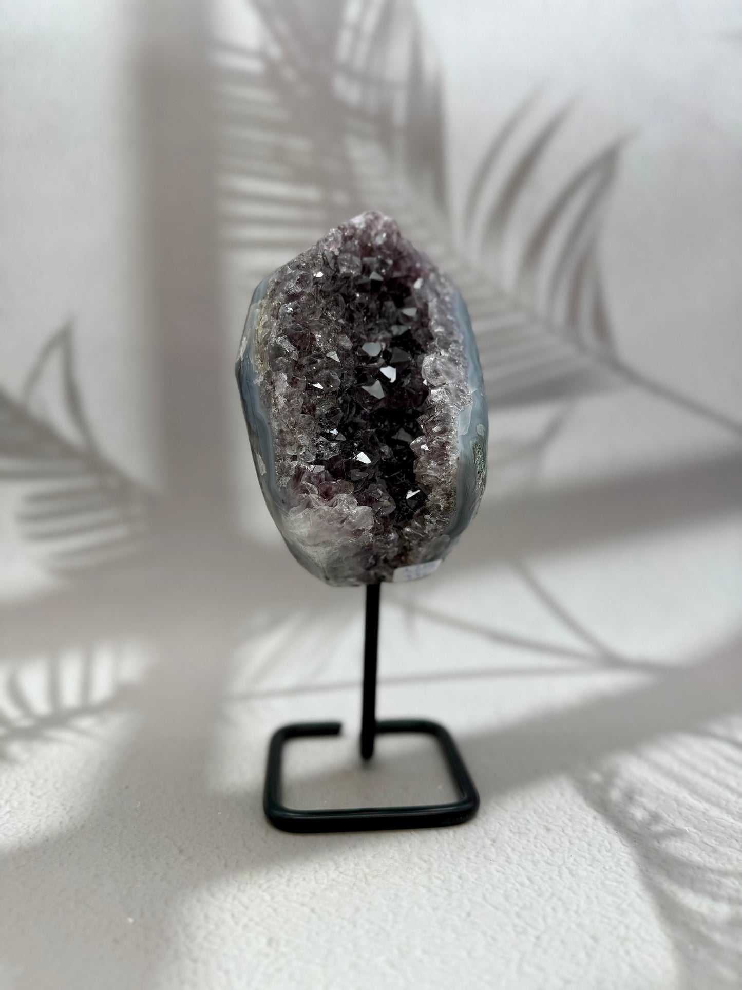 Achat - Amethyst Druse auf Ständer