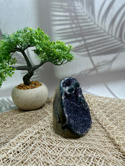 Amethyst Druse - Dunkel violett
